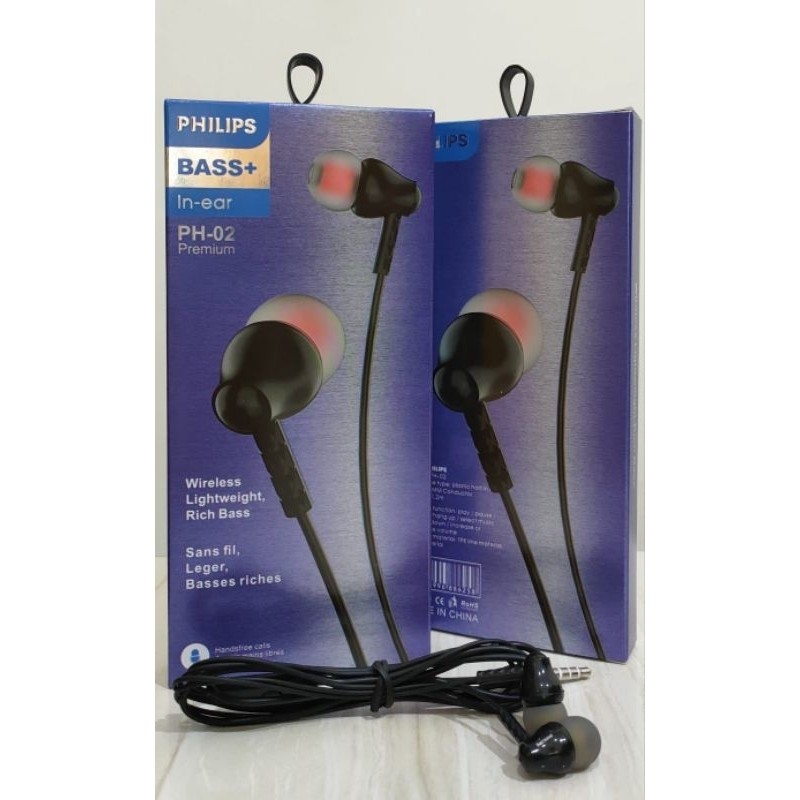 HF Headset Earphone ORI Philips PH 02 88