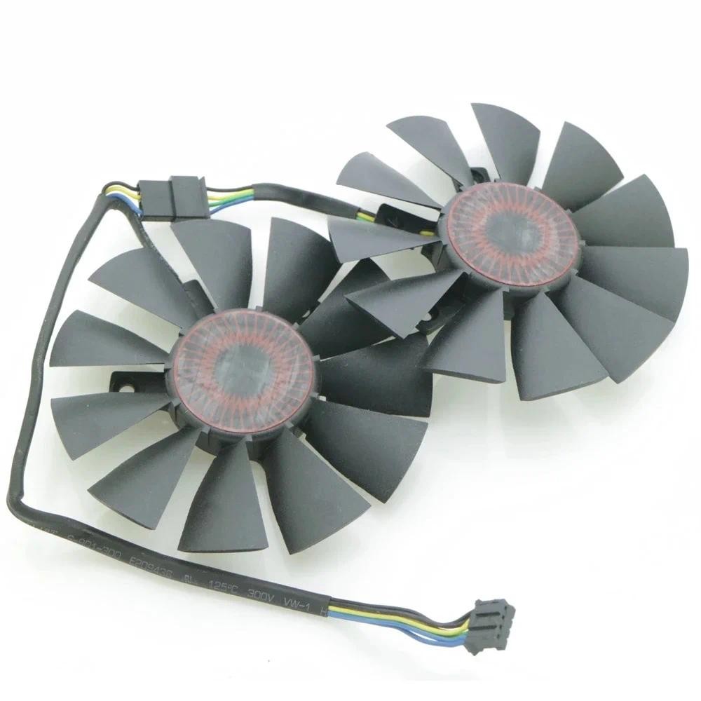 FD7010H12S DC12V 0.35A 75mm 4Pin 4Wire VGA Fan For ASUS STRIX GTX950 GTX960 GTX750TI Graphics Card C