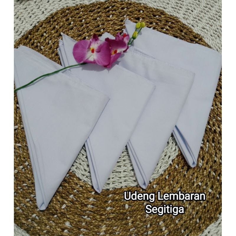 Udeng Lembaran Putih Dan Batik/Udeng Lembaran