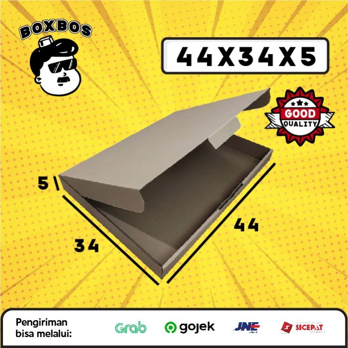 

44x34x5 CM Pizza KARDUS Corrugated Packaging Box packing Diecut