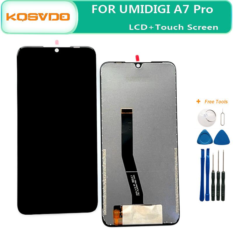 New Original 6.3" Touch Screen LCD Display For Umidigi A7 Pro A9 PRO Replacement Parts + Disassemble