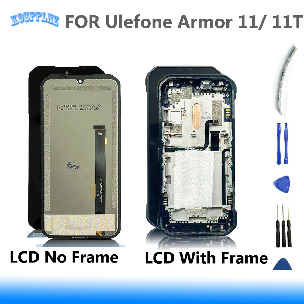 New For ULEFONE ARMOR 11 5G Armor 11t 5g LCD Display Touch Screen Digitizer Phone Parts Original  + 
