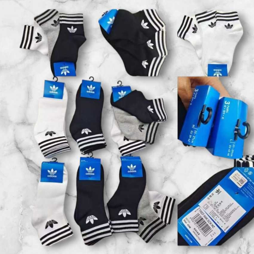 Kaos Kaki Adidas Ankle Cutting Kaus Kaki Cowok Cewek Original Unisex Terlaris