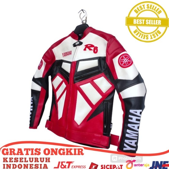JAKET MOTOR TOURING PRIA YAMAHA R6 RED LIMITED WATERPROOF JAKET TOURING PRIA TERBAIK JAKET BALAP