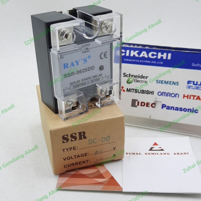 TJP99 SSR-6025DD (25A), SOLID STATE RELAY, RAY'S