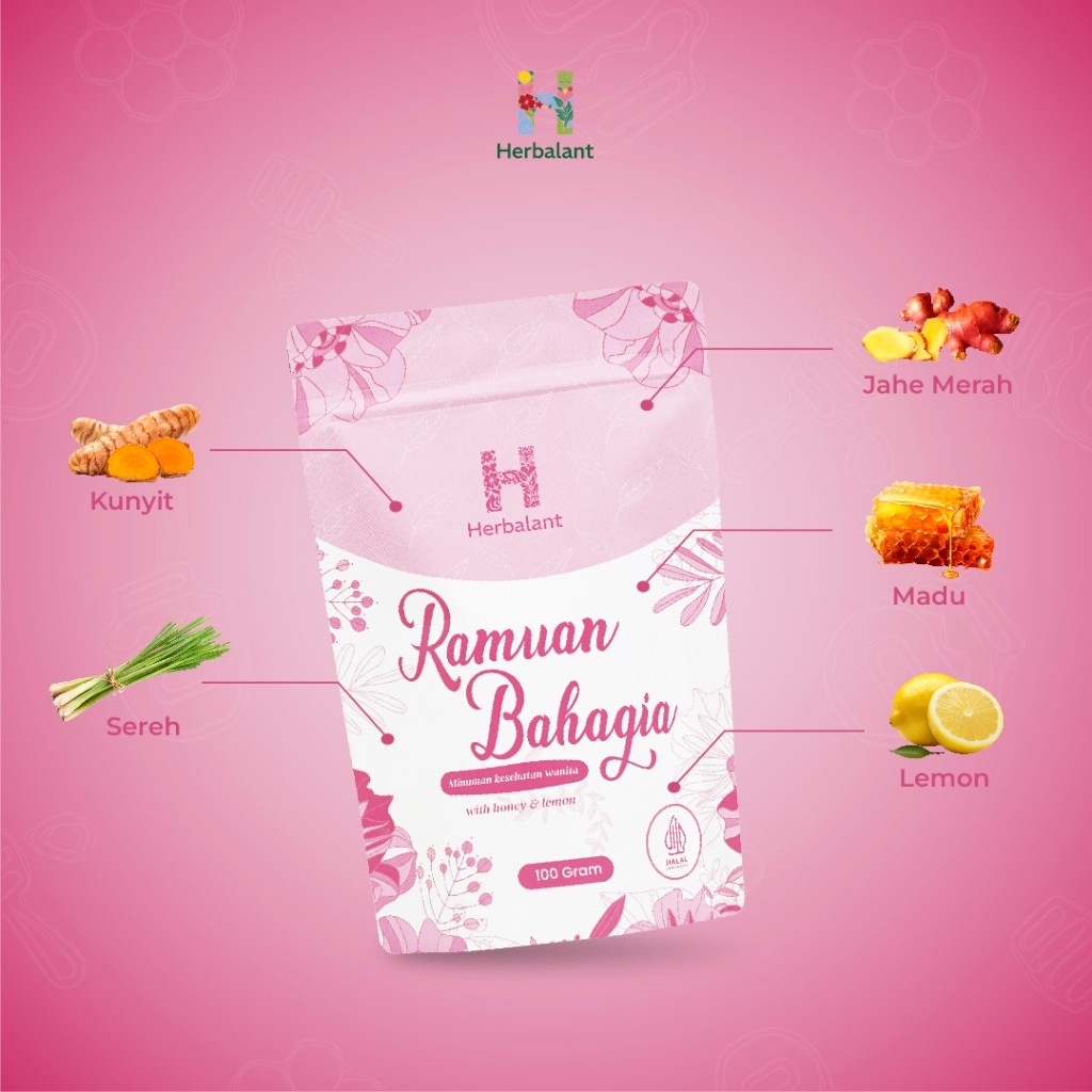 

Ramuan Bahagia Herbal Kesehatan Wanita terlambat haid / datang bulan & Asam Lambung / Gerd Akut