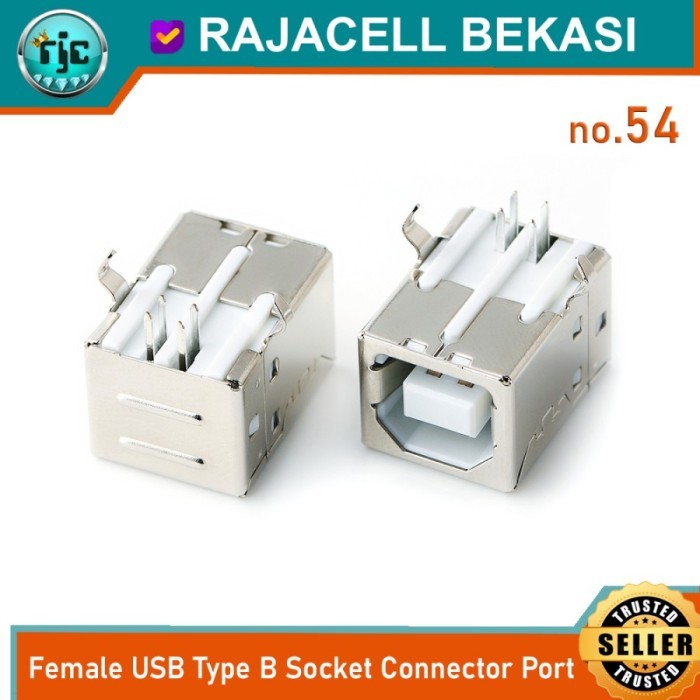 AMD99 Konektor Soket USB Female type B USB 2.0 3.0 Socket Connector Port - 54