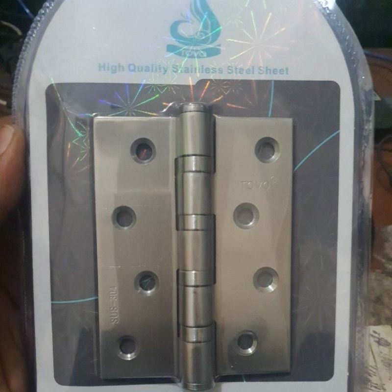 ENGSEL Stainlees 4'' inch PINTU CENDELA LEMARI MEJA DLL TOVO 4inch