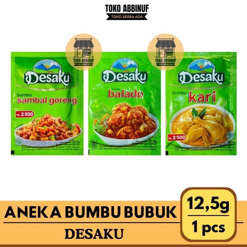 

1 PCS- DESAKU BUMBU BALADO- DESAKU BUMBU SAMBAL GORENG- DESAKU BUMBU KARI OPOR