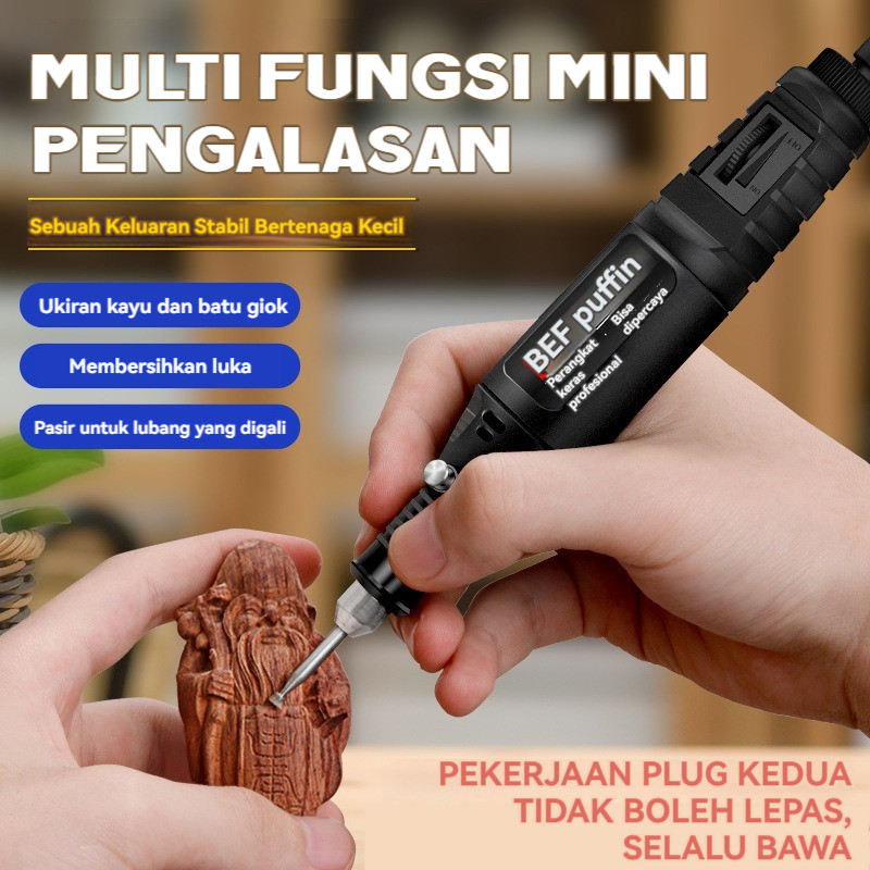 Bor Mini Grinder Set Mesin Ukir Poles Gerinda Listrik Alat Ukir Grafir/ Alat Ukir Kayu /Alat Amplas 