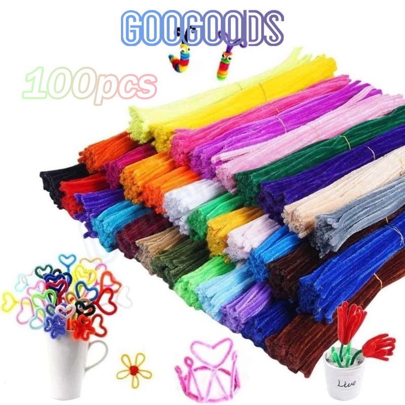 

100Pcs Kawat Bulu Mercy Pastel /Kawat Bulu Mercy Pipe Cleaner Standart/kawat kerajinan tangan pipe cleaner hand bouquet