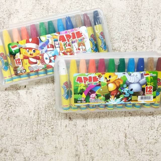 

[SG] Crayon Murah Apik 12 Warna/Crayon Warna