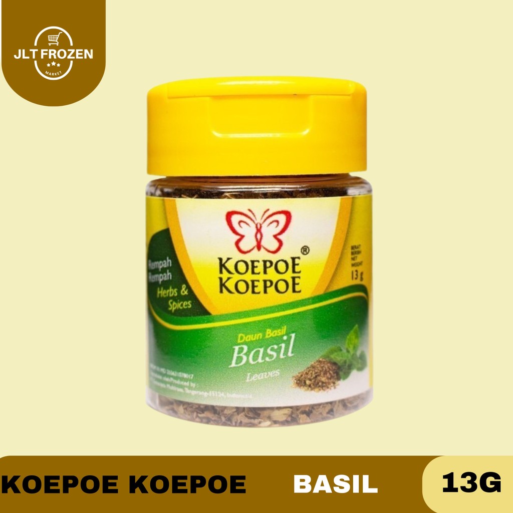 

Koepoe Koepoe Basil / Kupu Kupu Daun Basil / Rempah Rempah Basil Kemasan 13g