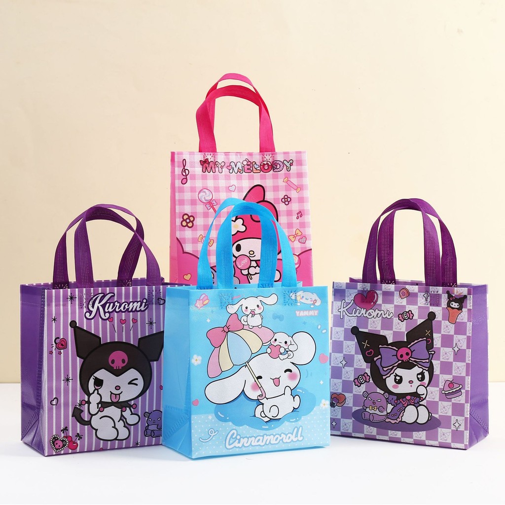 

( SPM7 ) TAS KADO ULANG TAHUN MOTIF SANRIO TERBARU / TAS SOUVENIR KUROMI MELODI MOROL / TAS HADIAH SANRIO / GOODIE BAG SANRIO NEW