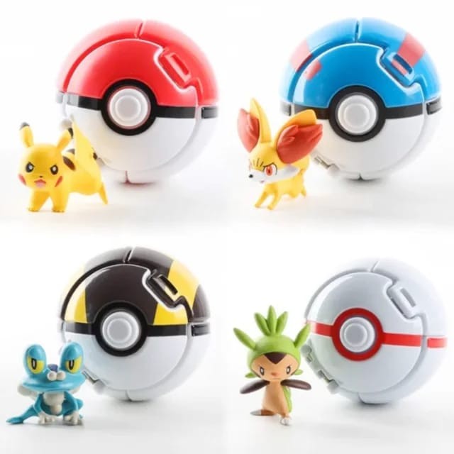 Pokeball lempar berisi pokemon