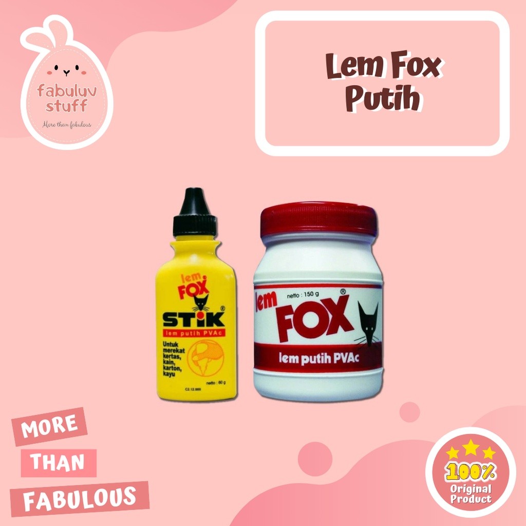 

ATK ~ Lem Fox 60 gr / 150 gr