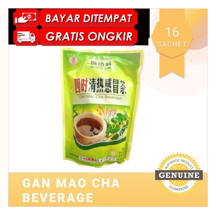 

COD Gan Mao Cha Beverage - Teh Herbal Pereda Flu dan Pilek ORIGINAL PRODUK