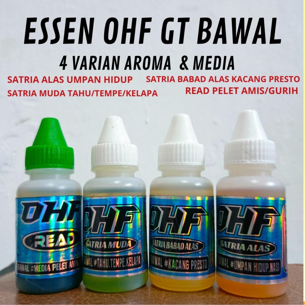 Essen OHF Galatama Dan Harian Ikan Bawal, Umpan Ikan Terbaru, Varian Aroma Kacang Presto - Pancing