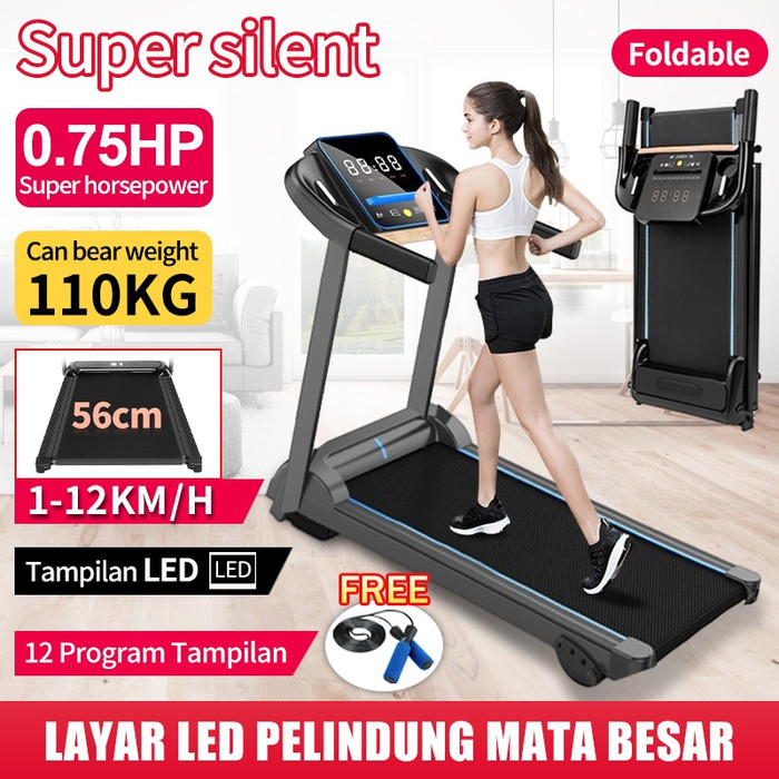 ✨TERLARIS  -Treadmill Elektrik jf/Treadmill Murah/Treadmill Listrik Lipat Rumah  - Treadmill