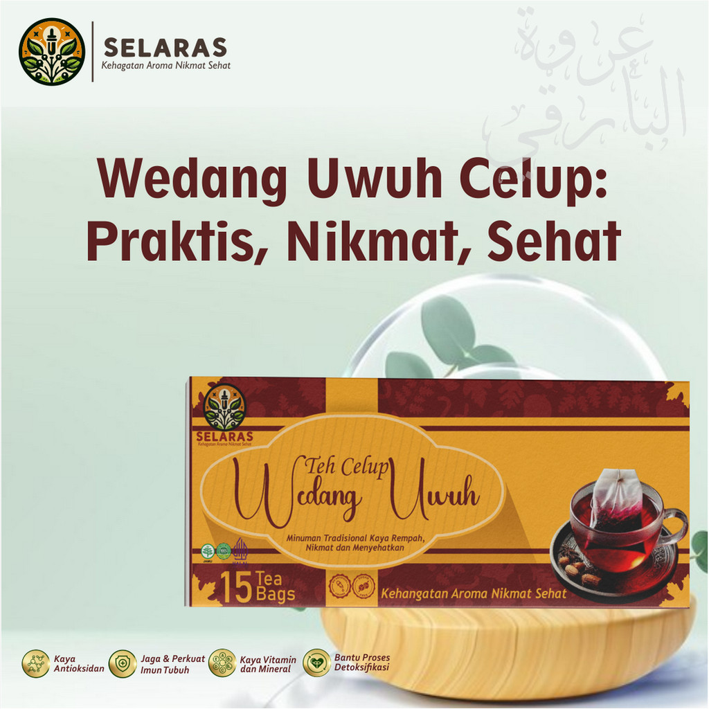 

WEDANG UWUH CELUP | Teh herbal | Minuman kesehatan | kemasan 15 - 25 teabag