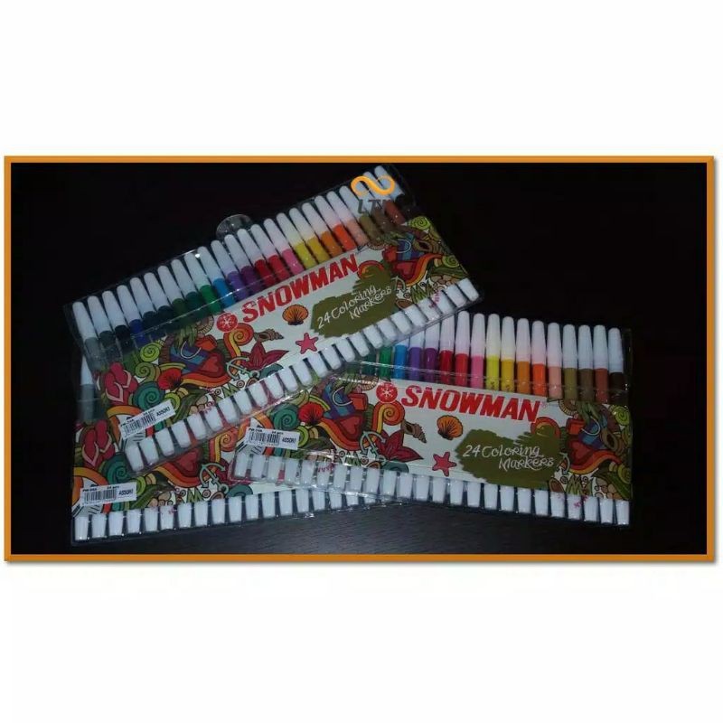 

Snowman 24 coloring markers PW-24A 24pcs spidol warna