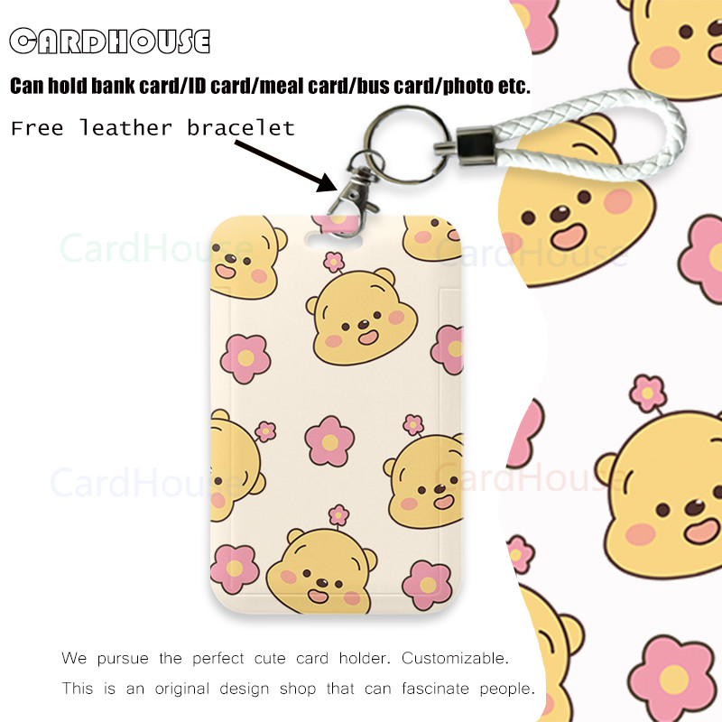 

( CardHouse ) INS ID CARD HOLDER Winnie the pooh LT96 Tempat Kartu Photocard Photo Card