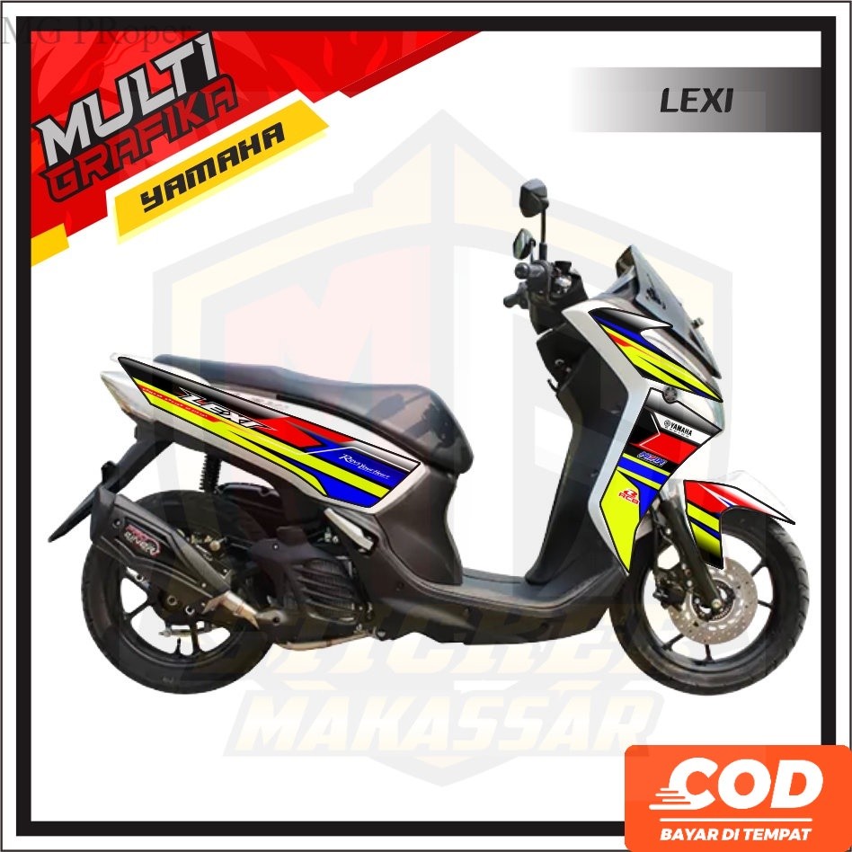 Stiker Striping Decal lexi   LEXI FullBody      Variasi Aksesoris Emblem   Lexi Full Body