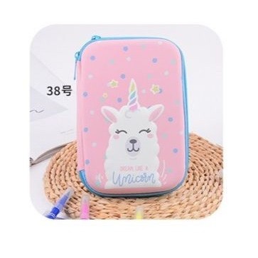 

[Best Promo] Kotak Pensil 3D Timbul Tempat Pensil Anak Sekolah Karakter Anti Air - Big Alpaca Pink