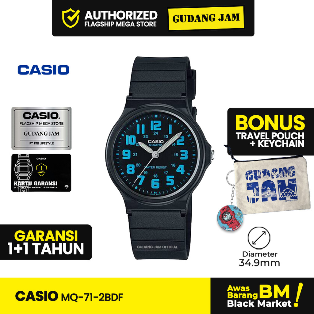 Jam Tangan Casio MQ-71-2BDF MQ-71-2B MQ-71 MQ71 MQ 71