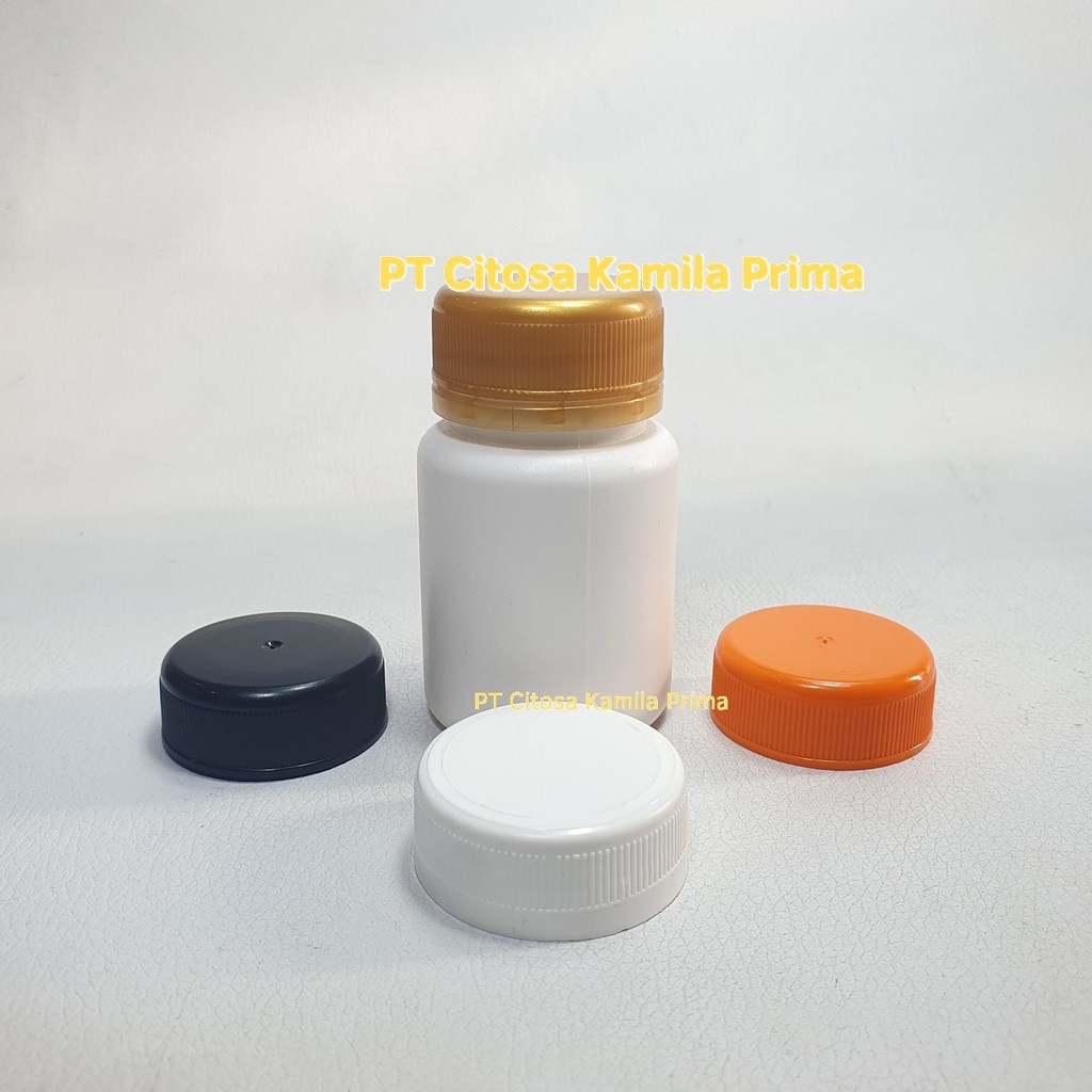 Botol Ester C 30 Kapsul Putih Hdpe / Botol Obat / Botol Ester C 30 Kapsul Putih / Botol Obat Kosong