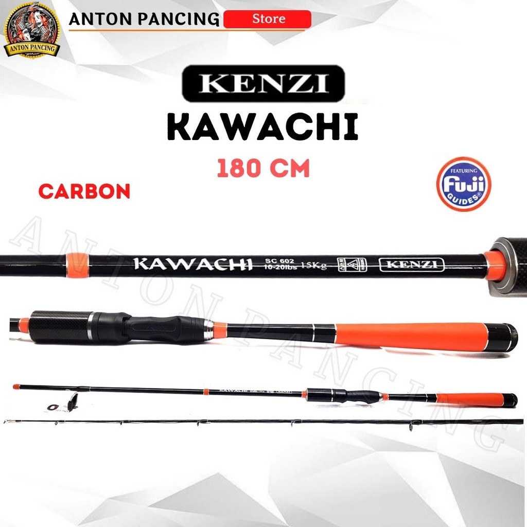 Joran Pancing Kenzi Kawachi 7-15lb , 10-20lb Fuji Harian/Galatama Japan Style Carbon Kuat