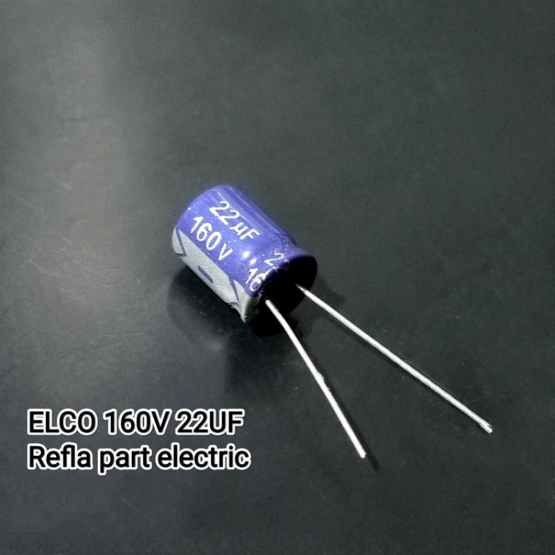 CAPASITOR ELCO 160V 22UF