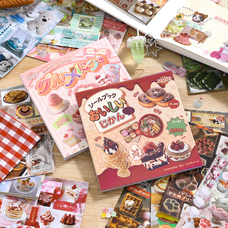 

Mr. Paper 2Style 30Pcs/bag Japanese food sticker book DIY handbook scrapbook photo frame envelope phone case