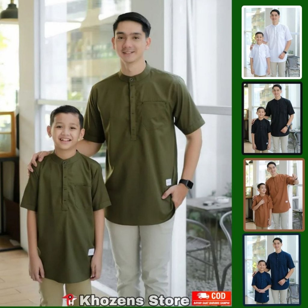 KOKO COUPLE AYAH DAN ANAK PREMIUM / QURTA PAKISTAN KAPEL AYAH DAN ANAK LAKI LAKI TERBARU - KOKO COUP