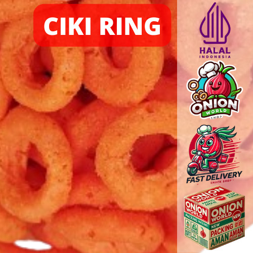 

UWD CIKI CINCIN 100gr Snack Ring Keju Ciki Ring Keju Cheese Ring Snack Keju Ring Cheese Chiki Ring
