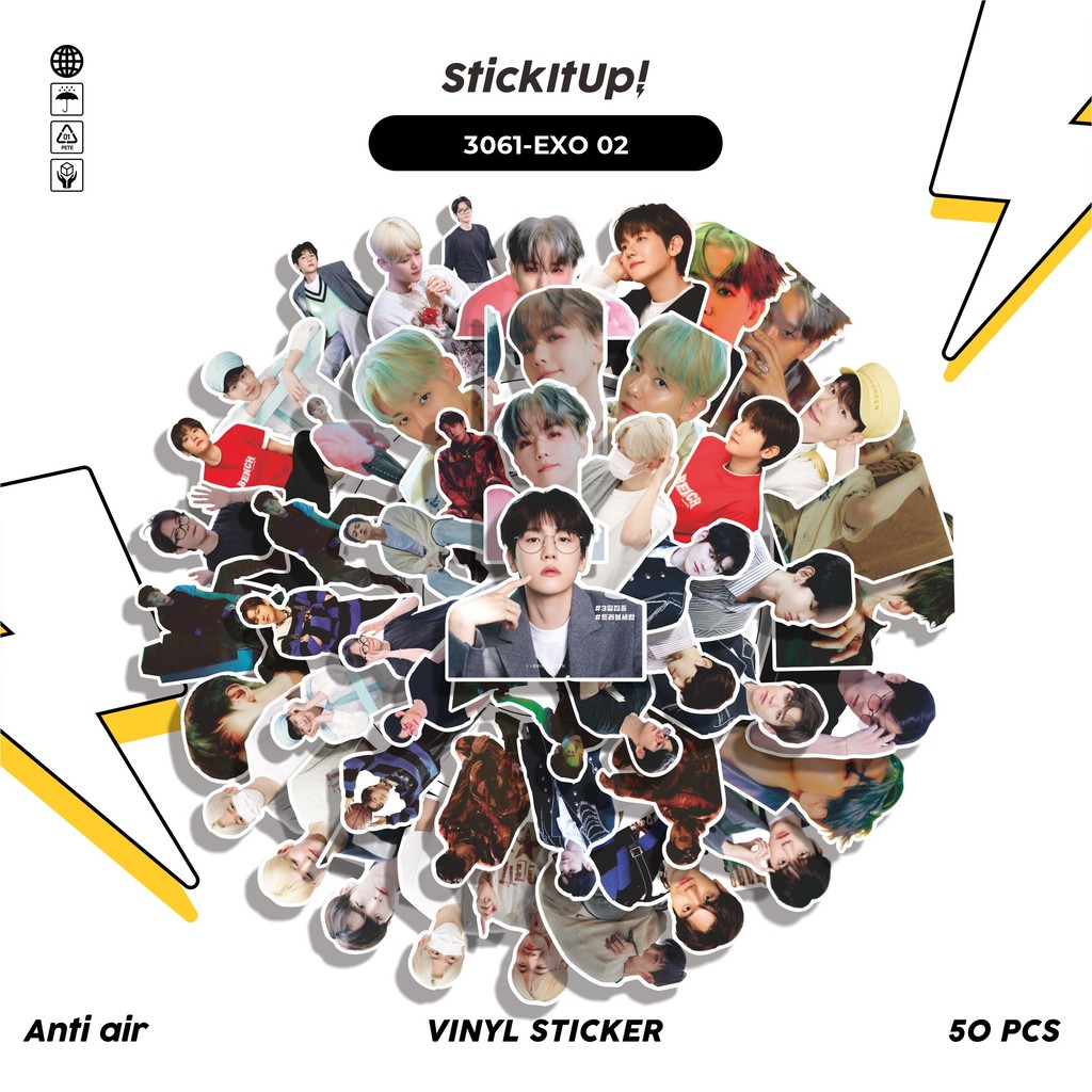 

COD✨ 50 Pcs Stiker BAEKHYUN SERIES 02 Lucu Anti Air Untuk Dekorasi Notebook Sepeda Skateboard Handphone DIY