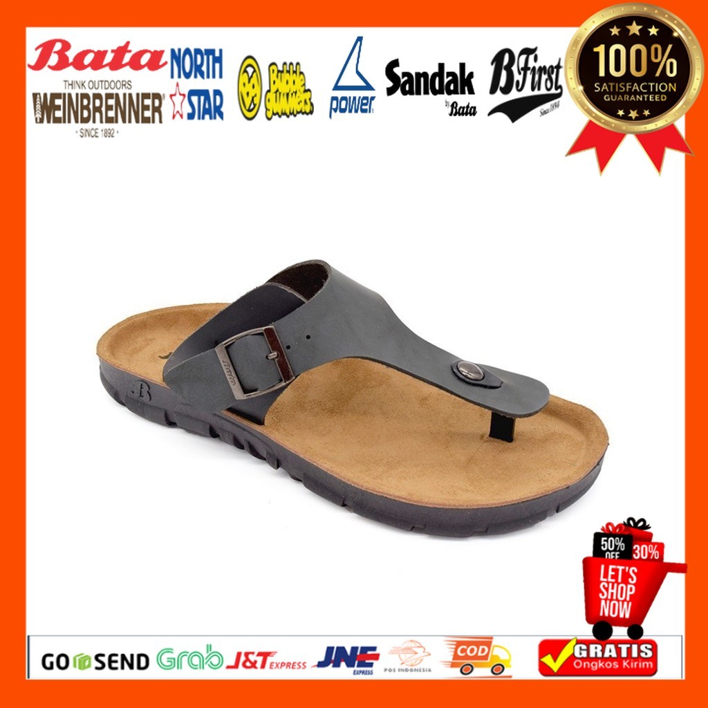 Sandal Gunung Bata Sandal Gunung Pria Energyzer Black - 8736077