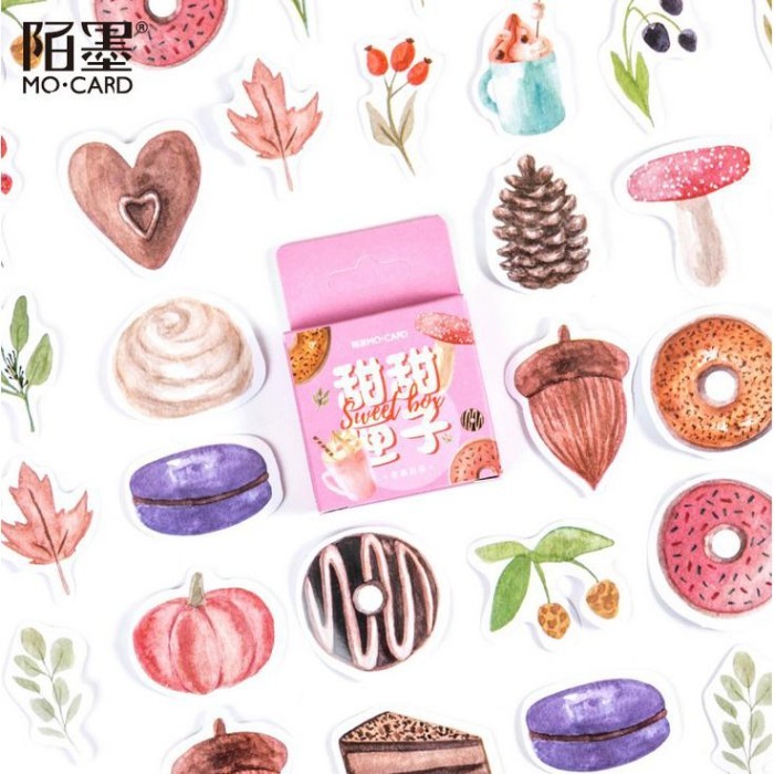 

Sticker Deco Sticker Journal Scrapbook Stiker Diary Sweet Box