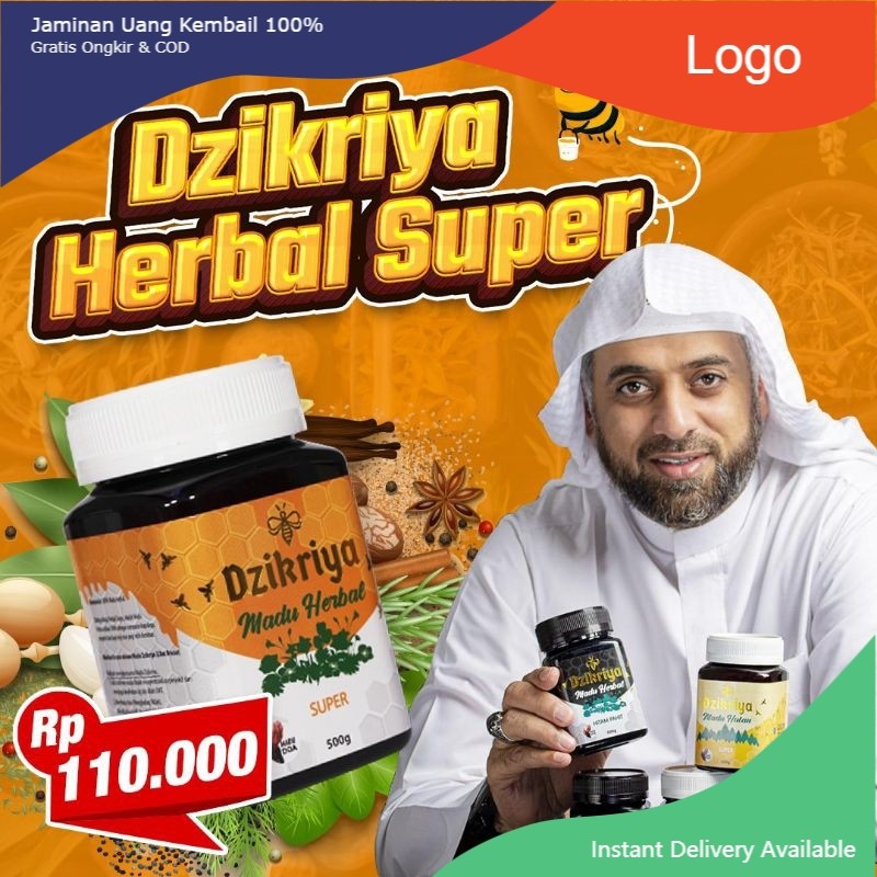 

Dzikriyah 100% ORI Madu Dzikriya Herbal Pahit, Herbal Super Untuk Maag Kronis Original/Asli