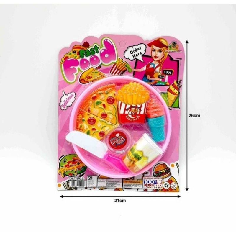 Mainan fast food pizza oct2423