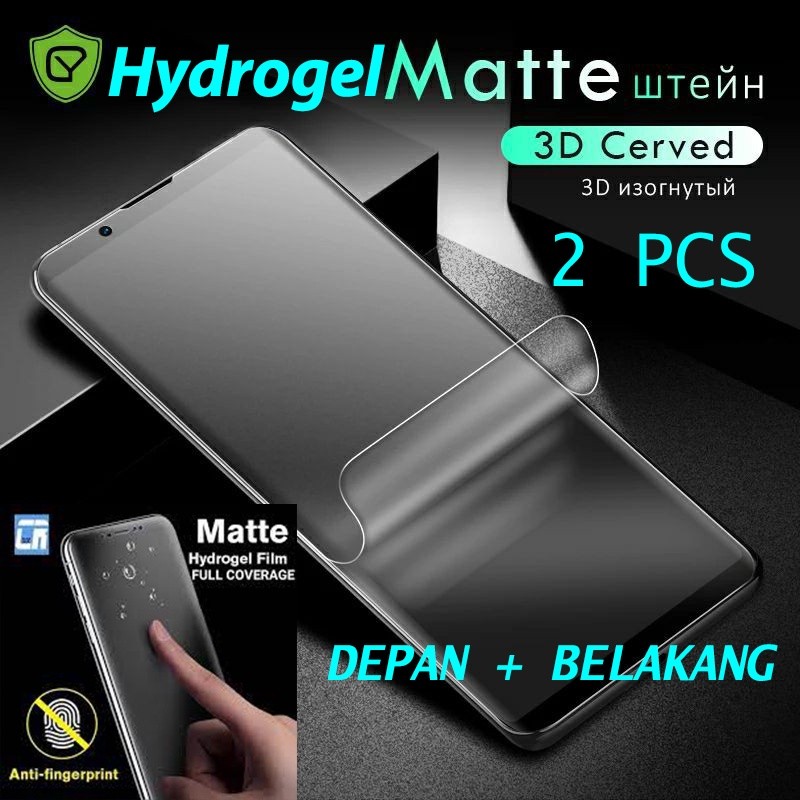 IPHONE X / XR / XS / XS MAX HYDROGEL MATTE ANTI GORES DOFF ANTI GLARE ANTI MINYAK ORIGINAL