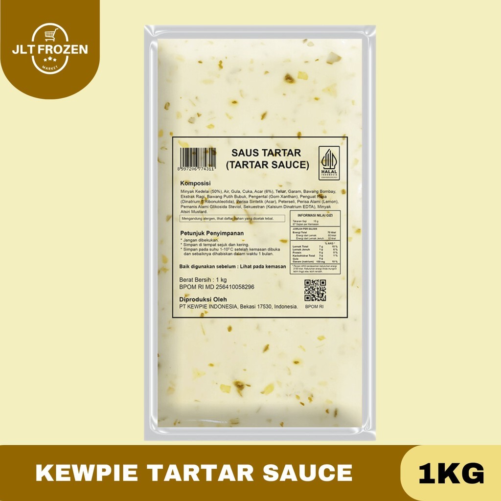 

Kewpie Saus TARTAR Kewpie Salad Dressing / TarTar Sauce Kemasan 1kg