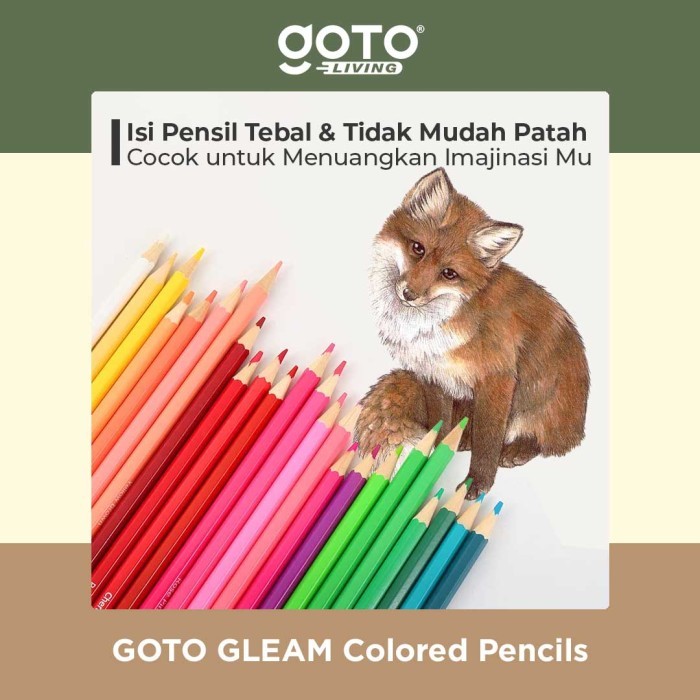 

Goto Gleam Color Pencil Pensil Warna Lengkap Isi 48 72 Pcs Besar - 48 PCS