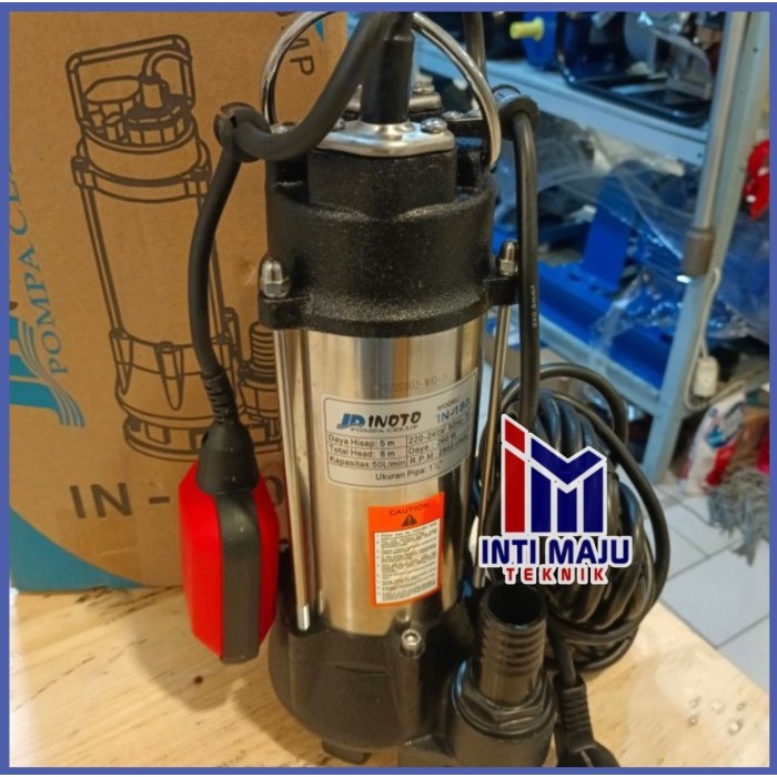 Pompa Celup Kolam Ikan INOTO IN-180 Otomatis Submersible Pump