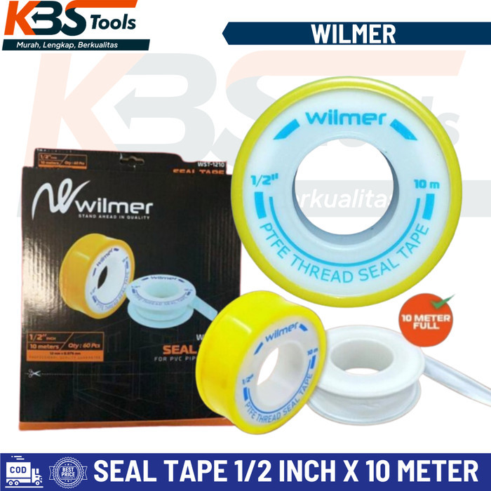 

Seal Tape 12mm - Isolasi Pipa Kran Air 1/2'' x 12 mm ( 1 pcs)