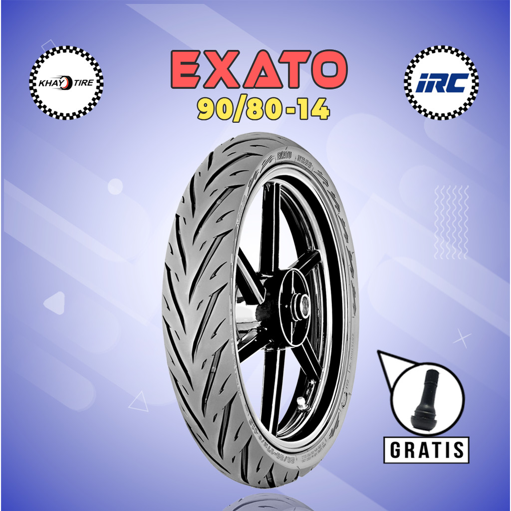 Ban Motor Matic IRC EXATO 90/80 Ring 14 Tubless