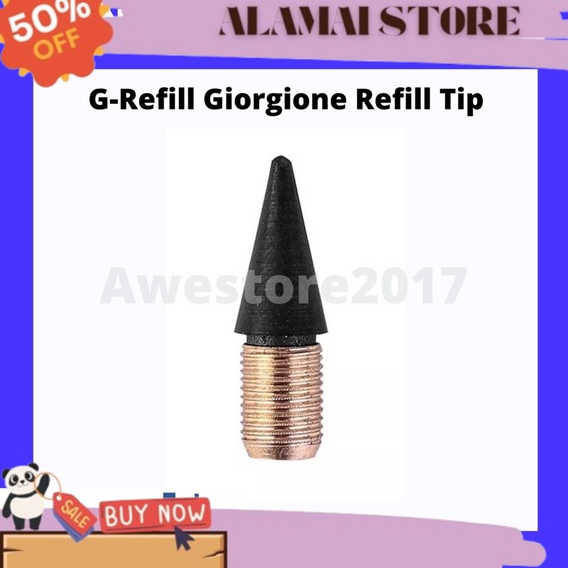 

READYY G-Refill Giorgione Refill Tip Eraser Everlasting Pen Inkless Pensil AWES