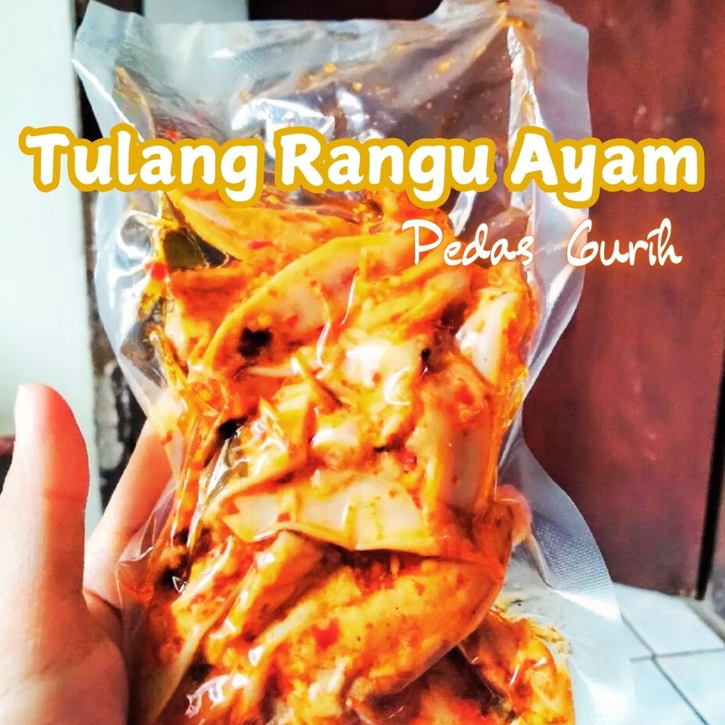 

Tulang Rangu Chilli Oil 100gr | food cemilan instan extra pedas