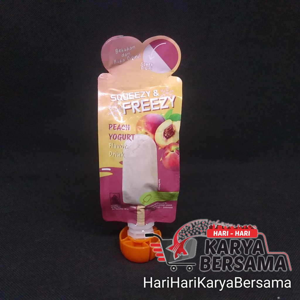 

MINUMAN RINGAN YOGURT SQUEEZY & FREEZY PEACH YOGURT 65ML