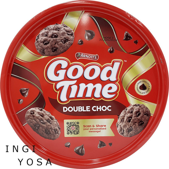 

Arnott Good Time Assorted Cookies Kaleng besar 256gram arnotts